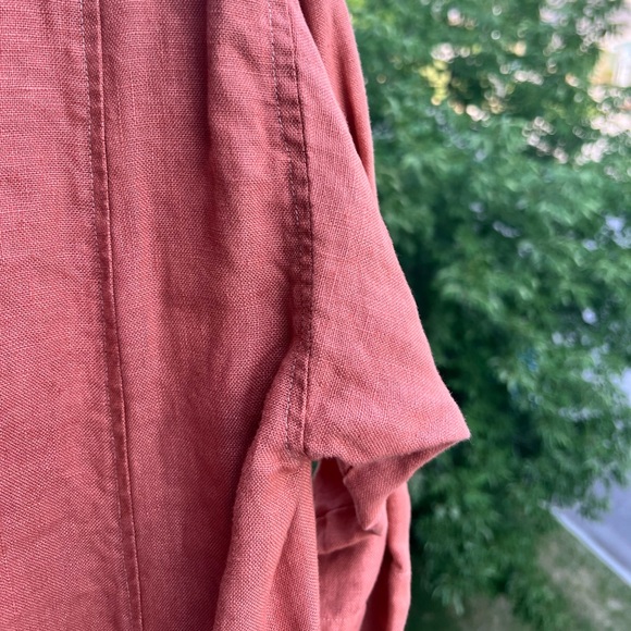 Elizabeth Suzann Linen Clyde Trench - Terra-ish - Picture 9 of 14